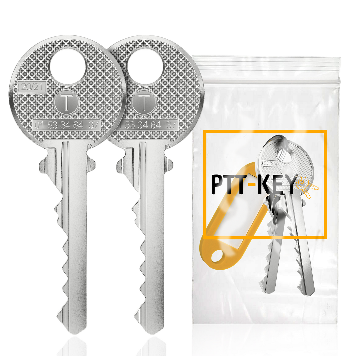 Lot 2 Pass PTT T10 | Pack Clés Universelles Boîte aux Lettres & Hall d'Immeuble | Double Pass Certifié