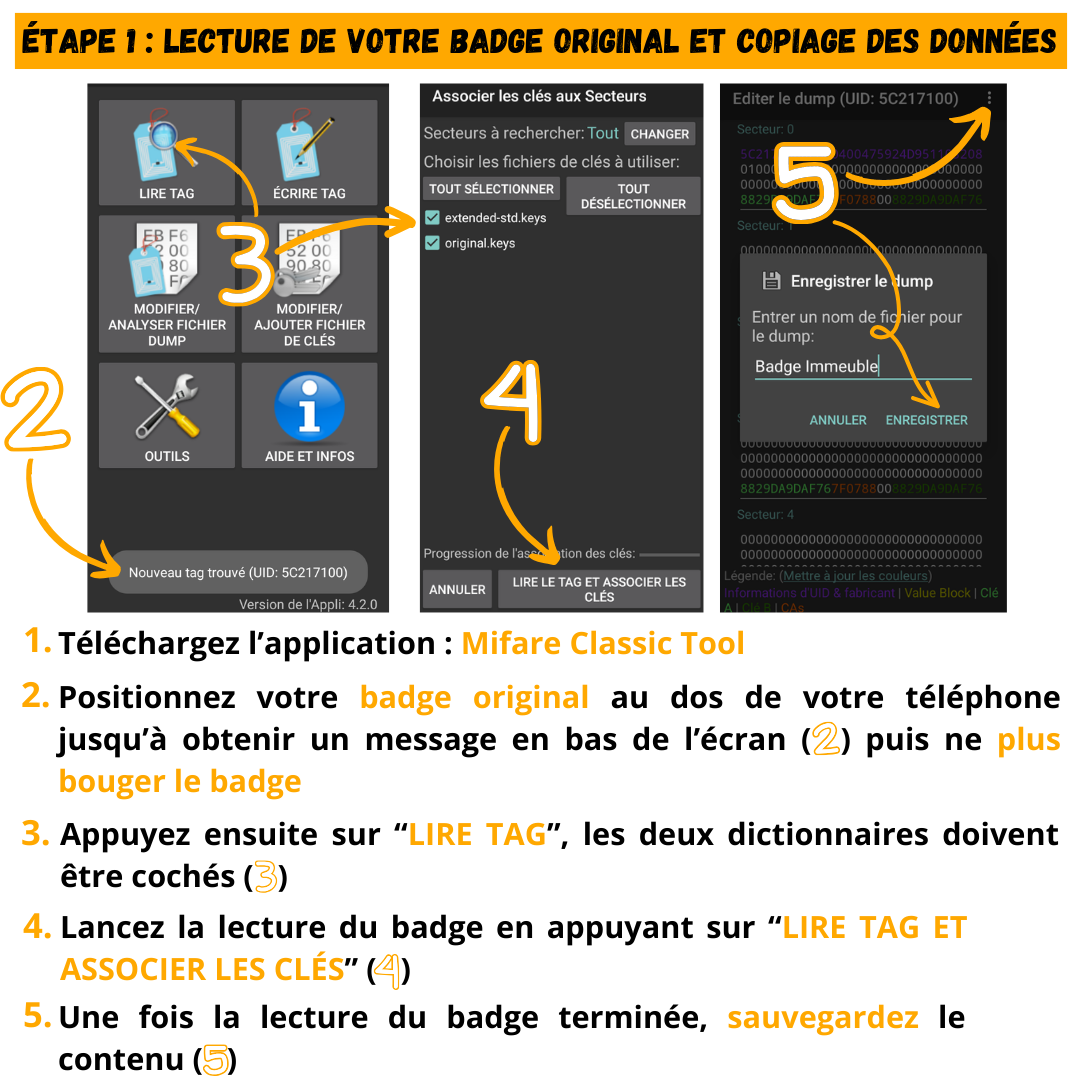 Cartes RFID Vigik Universel | Lot 10 Cartes NFC Programmables 13.56MHz | Pack Pro MCT Android CUID