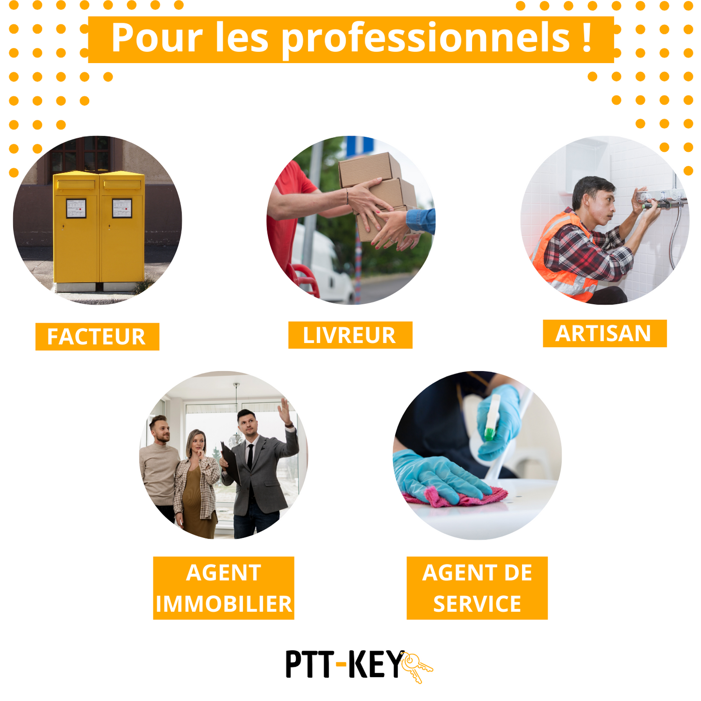 Clé Pass PTT T10 Universelle | Passe-Partout Boîte aux Lettres & Hall d'Immeuble | Modèle Original Certifié